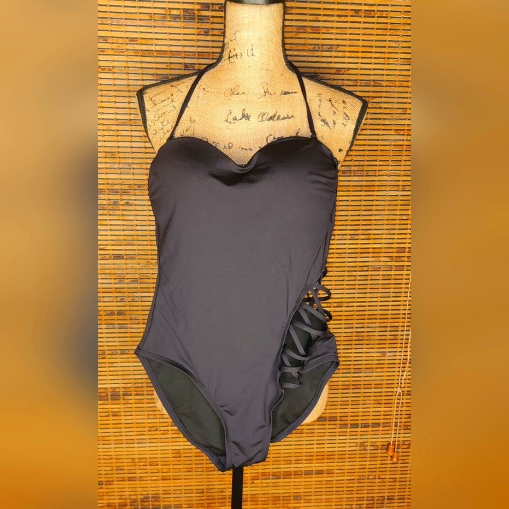 Kenneth Cole Black Women's One Piece Swimsuit